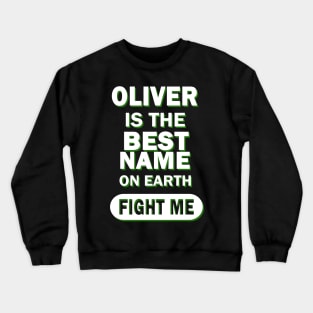 Oliver Jungsname name birthday saying name day. Crewneck Sweatshirt